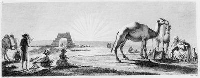 The artist at work in Upper Egypt, from 